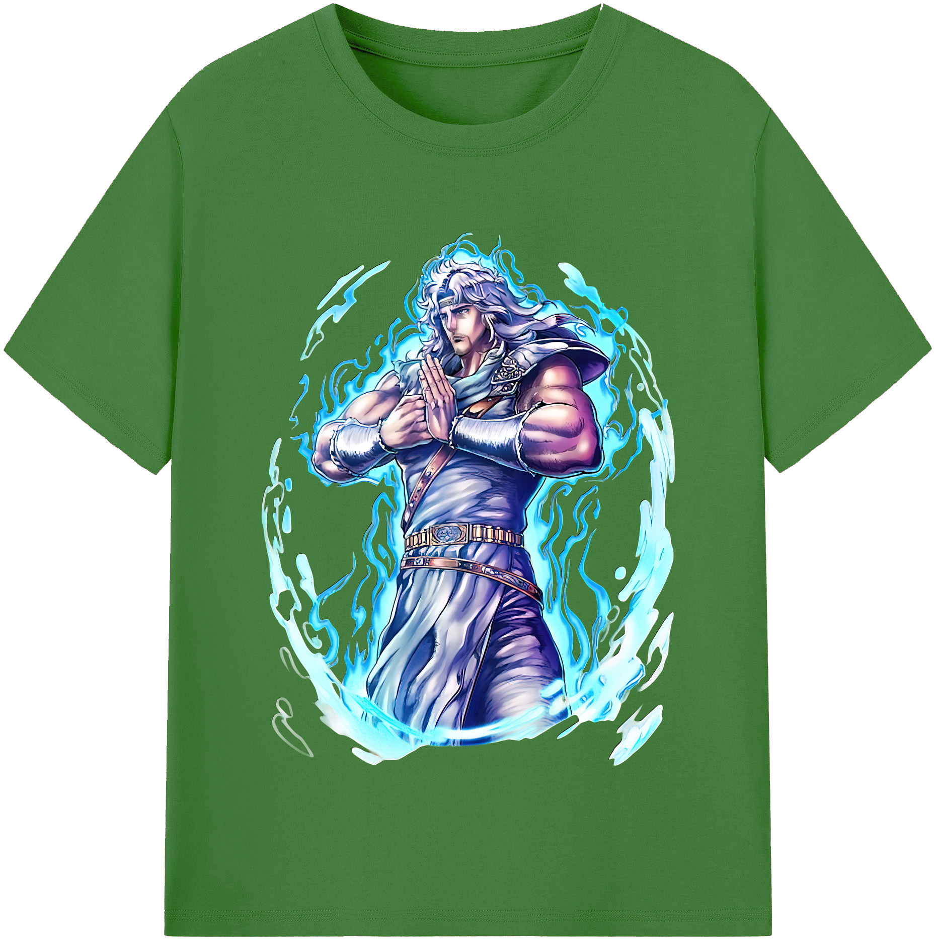 （画像用） 北斗の拳 Fist of the North Star レディースカジュアルプリントTシャツ（綿100％）